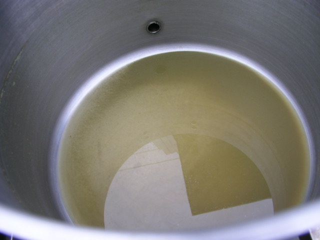 Final sediment after 17 oz of pellet hops and 5 oz of whole hops.