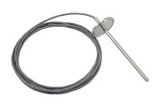BCS Tri Clover Compatible Flange Mount Temperature Sensors with Fixed Length Cables