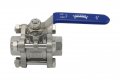 1/2" Full Port 3-Piece Ball Valve