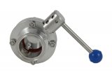 2" Tri Clover Compatible Butterfly Valve - Pull Trigger