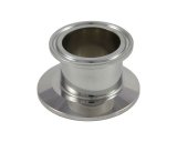 Tri Clover Compatible 2" X 1.5" Cap Style Reducer - Offset