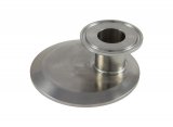 Tri Clover Compatible 3" X 1" Cap Style Reducer - Offset