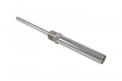 4" Heat-Shielded 1/2" MNPT Stainless Steel Thermowell