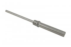 6" Heat-Shielded 1/2" MNPT Stainless Steel Thermowell