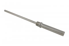 8" Heat-Shielded 1/2" MNPT Stainless Steel Thermowell
