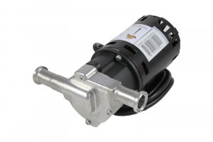 Chugger X-Dry Stainless Steel Inline Pump with 3/4" Tri Clover Compatible flanges