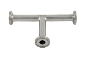 1/2" Tri Clover Compatible Clamp Tee