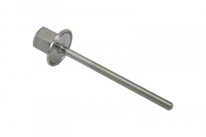 1"/1.5" Tri Clamp Compatible Thermowell with 1/2" FPT Inlet 6" Length