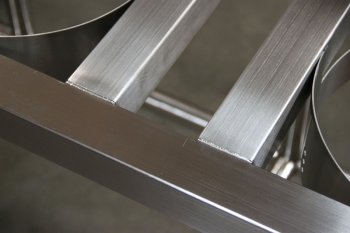Weld detail of square stock welds