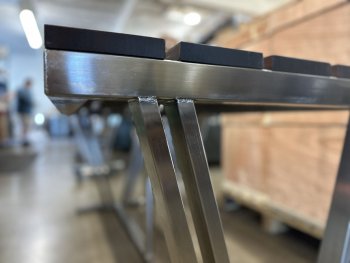Custom Stainless Steel & Wood Table