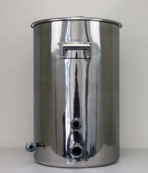 15 Gallon TC Fitted Boil Kettle with Tangential Inlet and Temperature Port