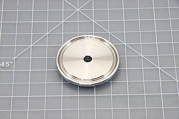 1.5" Tri Clover Compatible Cap with 0.25" Hole on Center