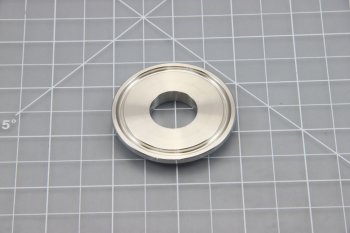1.5" Tri Clover Compatible Cap with 0.75" Hole on Center