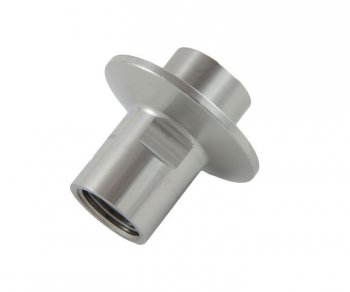 1.5" Tri Clover Compatible X 1/2" FPT inlet and 1/2" FPT on inside of ferrule