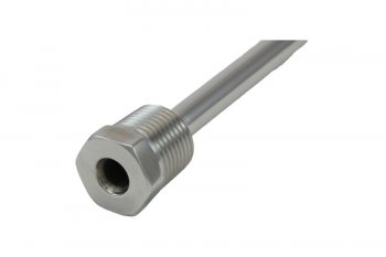 4" Non Heat-Shielded 1/2" MNPT Stainless Steel Thermowell