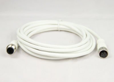 Female M12 X Male M12 3-pin 3 Meter Length Patch Cord