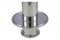 Rotating CIP Spray Ball 1" Tri Clover Compatible Inlet welded in 3" Tri Clover Compatible Tri Clamp Cap